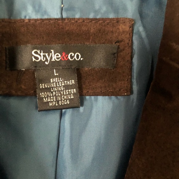 Woman’s brown suede coat - Picture 4 of 4